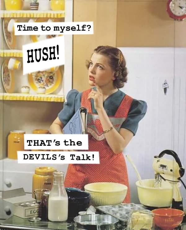 That's The Devils's Talk Funny Vintage Meme Image