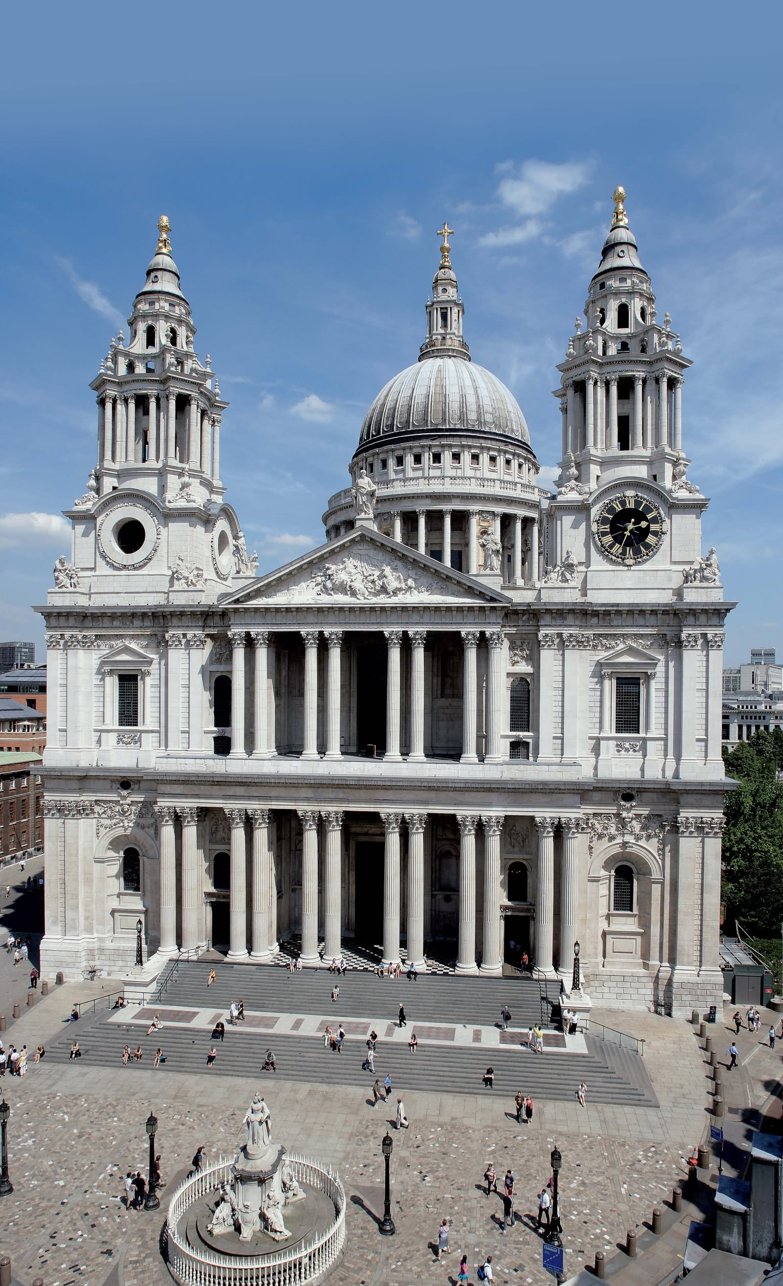 The West Facade Of The St Paul's Cathedral