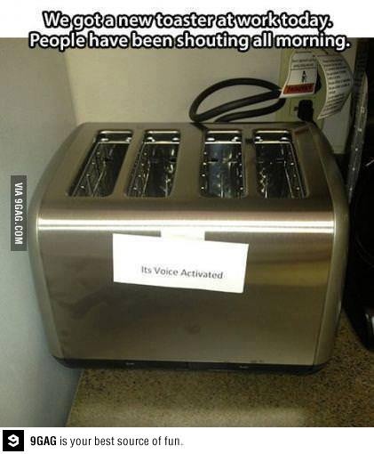 Toaster Machine April Fools Funny Image