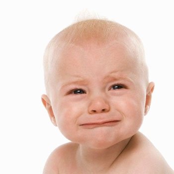 Very Funny Sad Face Baby Photo