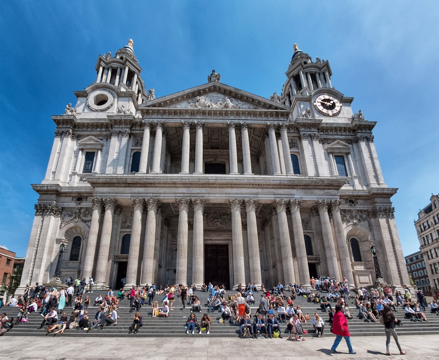 West Front Of The St Paul's Cathedral, London