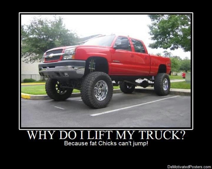 Why Do I Lift My Truck Funny Poster