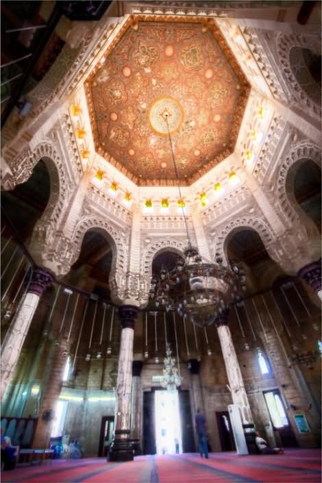 Adorable Dome Inside The El-Mursi Abul Abbas Mosque, Alexandria