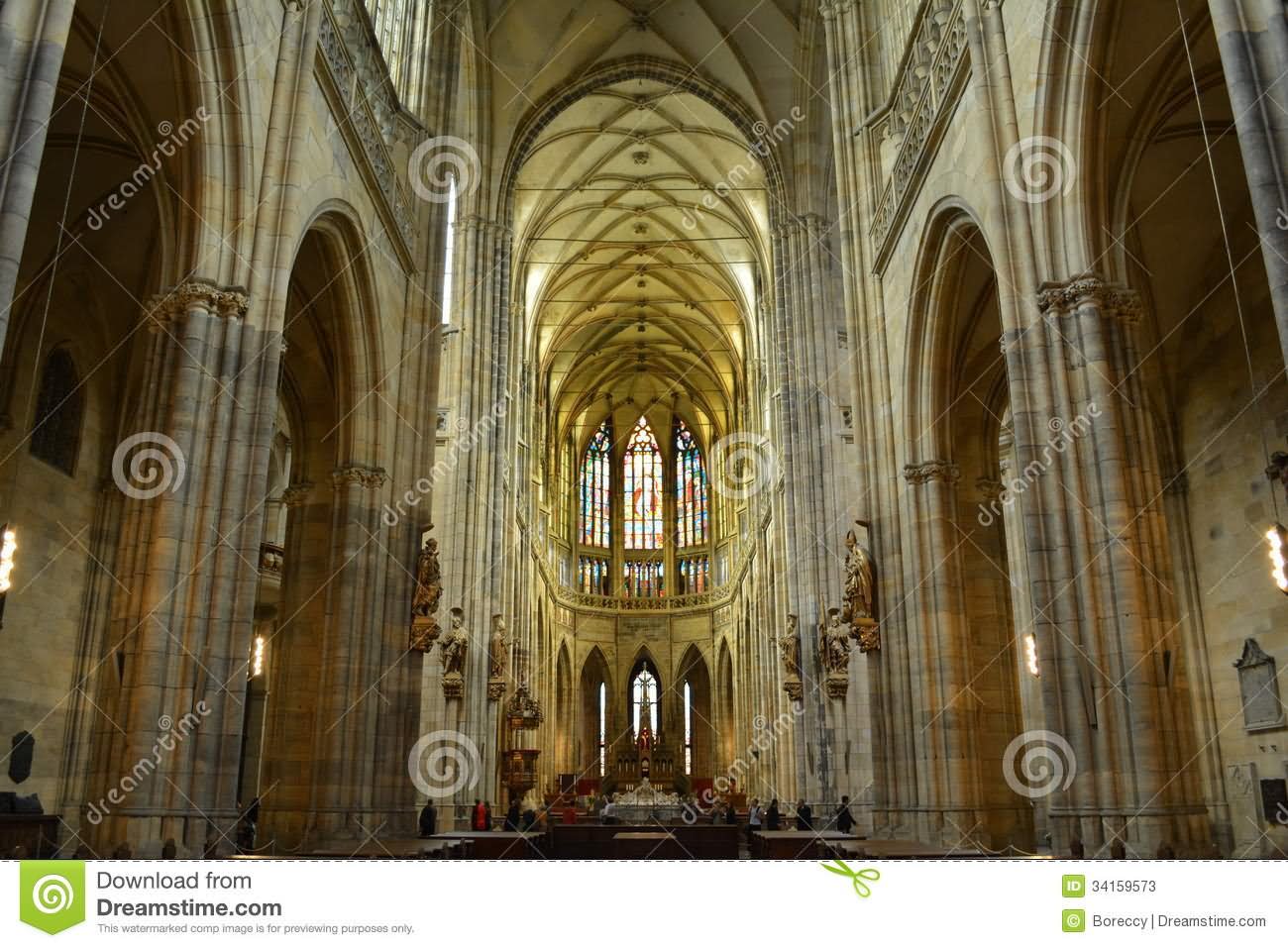 Adorable Interior Of St. Vitus Cathedral