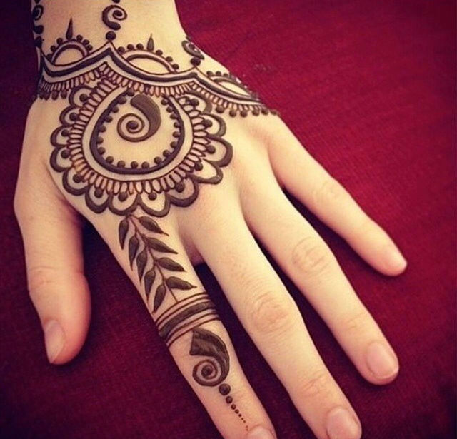 Amazing Henna Tattoo On Hand