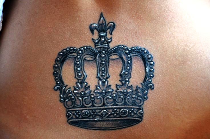 Awesome King Crown Tattoo Design