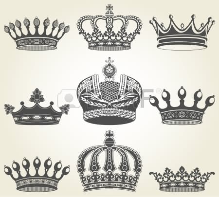 Awesome King Crown Tattoo Designs
