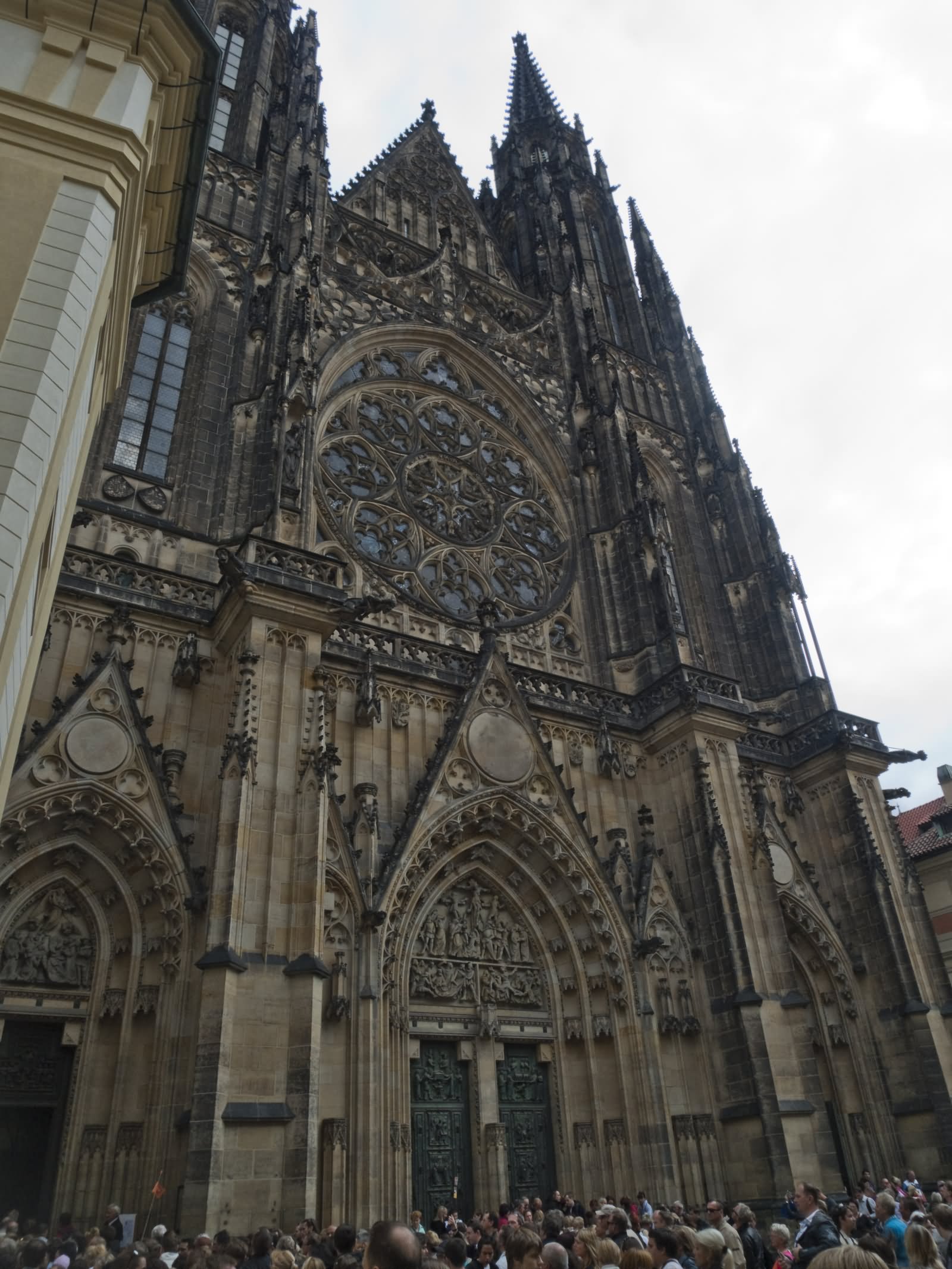 Beautiful Architecture Work On The St. Vitus Cathedral, Prague