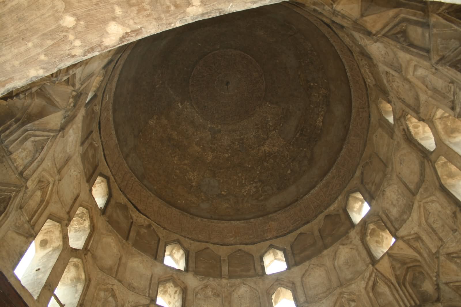Beautiful Dome Inside The Mosque Of Ibn Tulun, Cairo