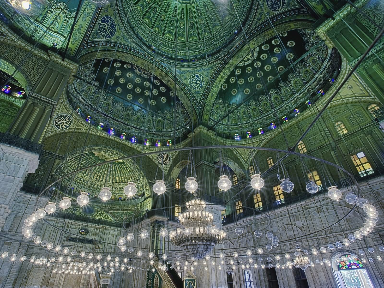Beautiful Interior Of Muhammad Ali Mosque