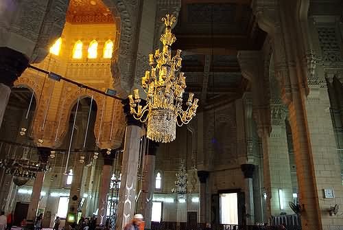 Beautiful Interior View Of El-Mursi Abul Abbas Mosque