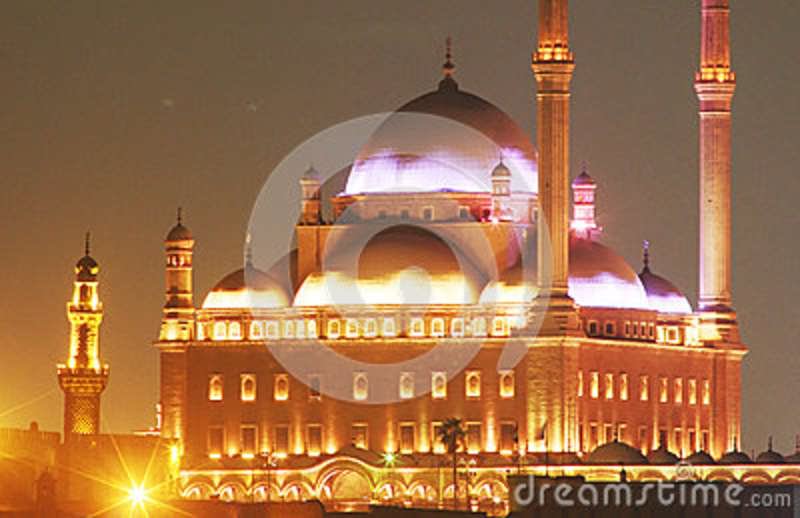 Beautiful Night Picture Of Muhammad Ali Mosque