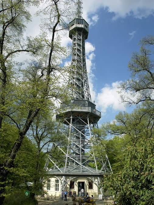 Beautiful Picture Of Petrin Tower, Prague