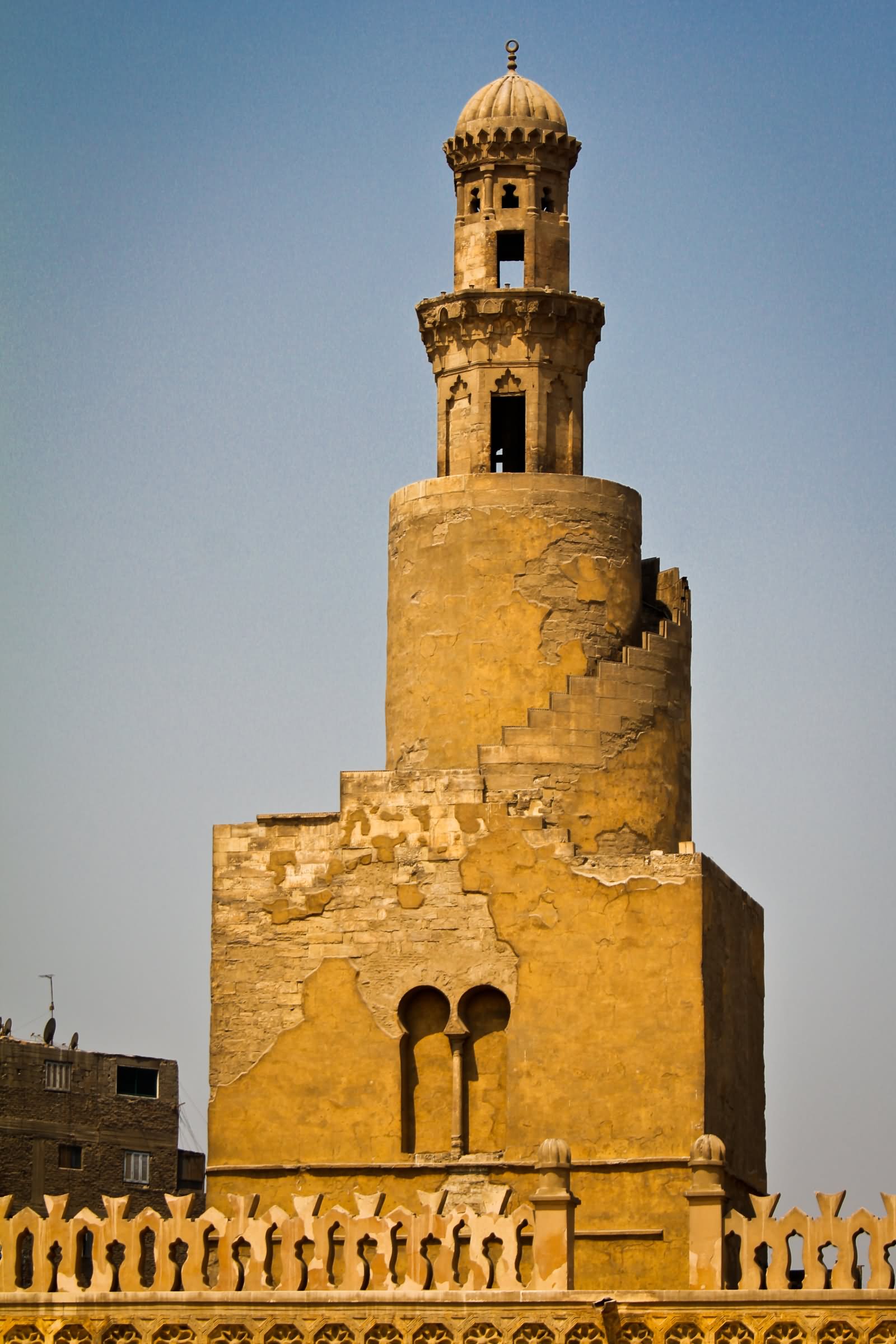 Beautiful Picture Of The Spiral Minaret Of Ibn Tulun Mosque