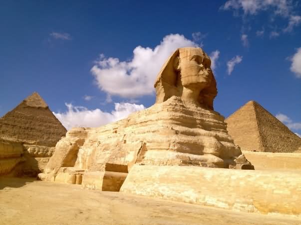 Beautiful View Of The Great Sphinx of Giza
