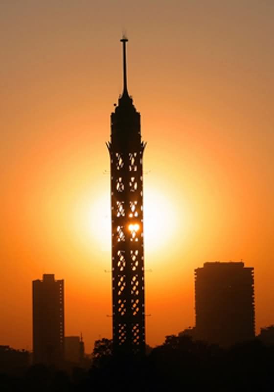 Cairo Tower Sunset Picture