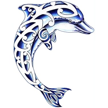 Celtic Dolphin Tattoo Design Idea