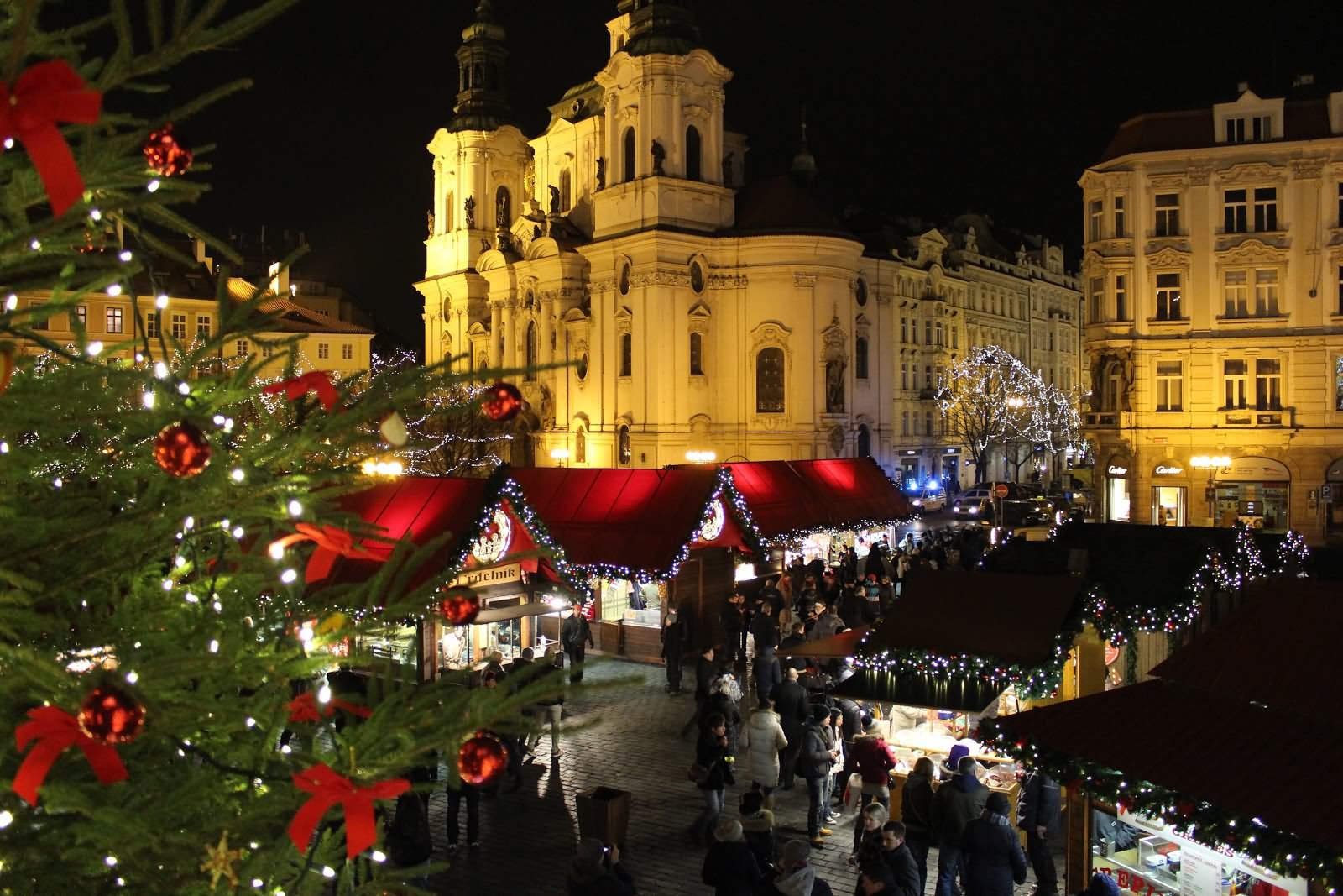 Christmas Markets at Old Town Square, Prague, Czech Republic
