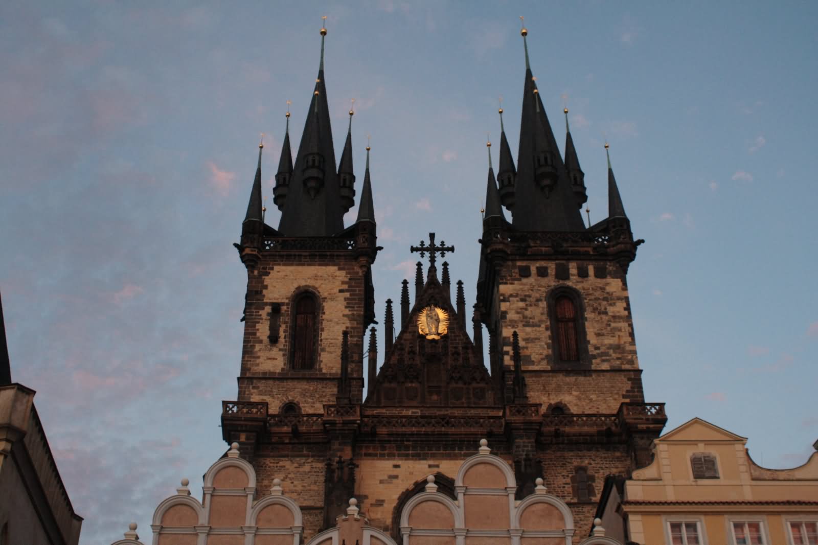 Church of Our Lady Before Týn At Dusk
