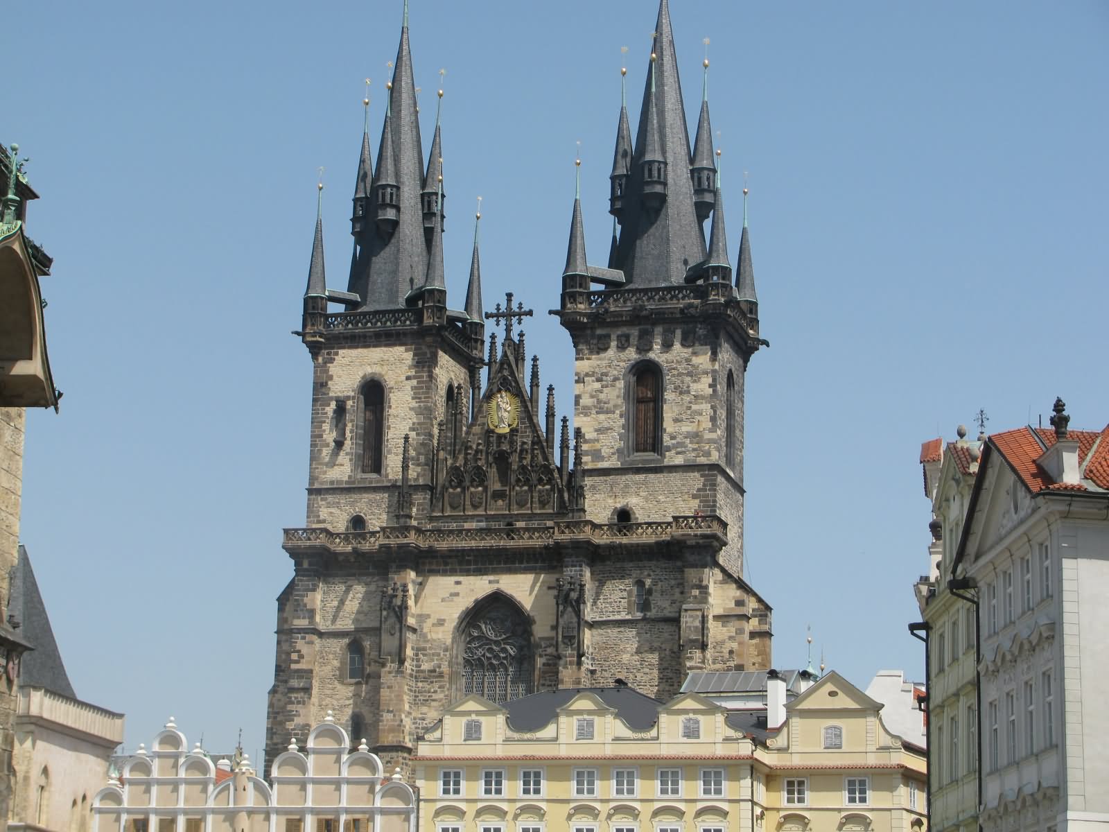 Church of Our Lady Before Týn In Old Town Square In Prague