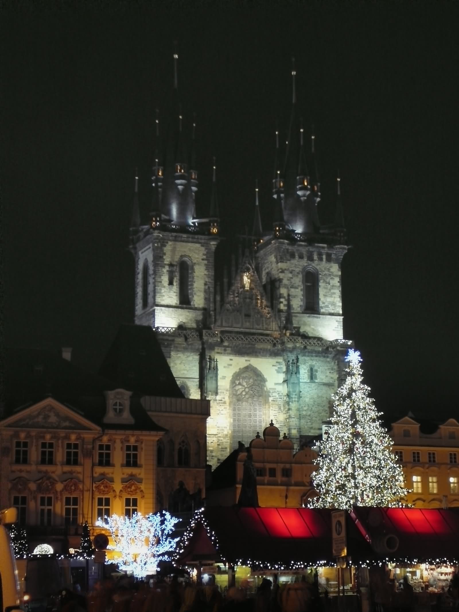 Church of Our Lady Before Týn Night Picture