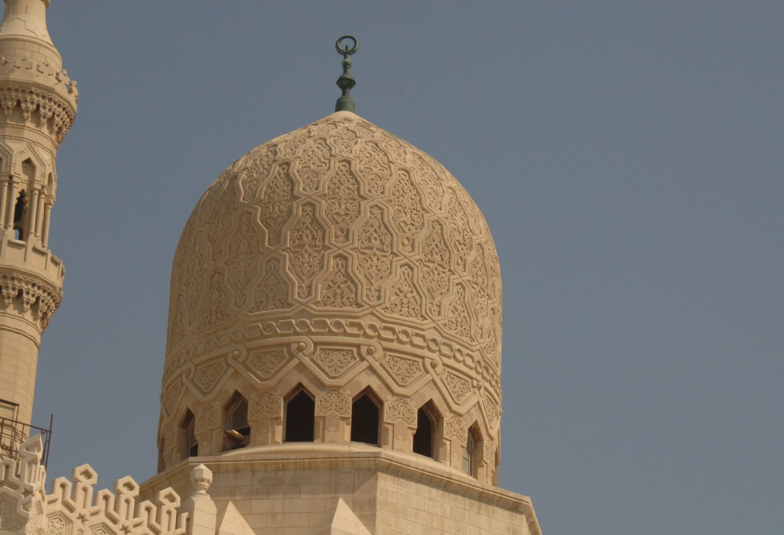 Closeup Of Dome Exterior View Of El-Mursi Abul Abbas Mosque