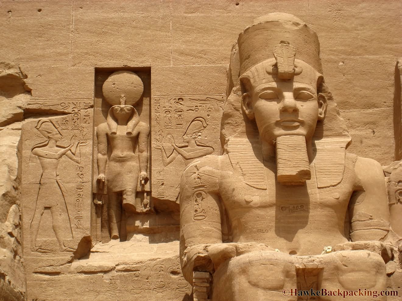 Closeup Of Ramses Statue At The Abu Simbel, Egypt