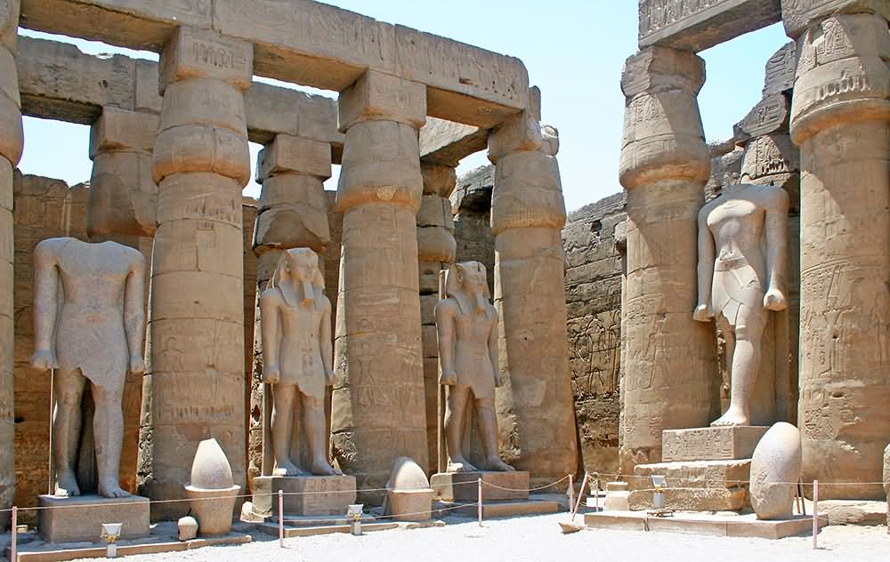 Courtyard Of The Luxor Temple