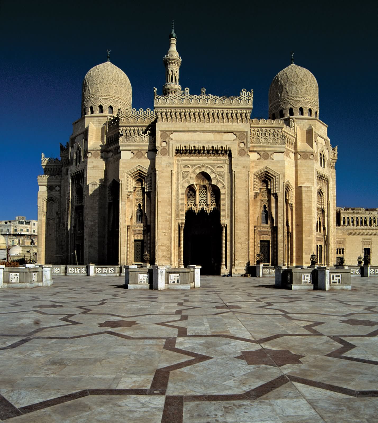 Entrance Of El-Mursi Abul Abbas Mosque In Alexandria