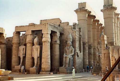 Entrance Of Luxor Temple Picture