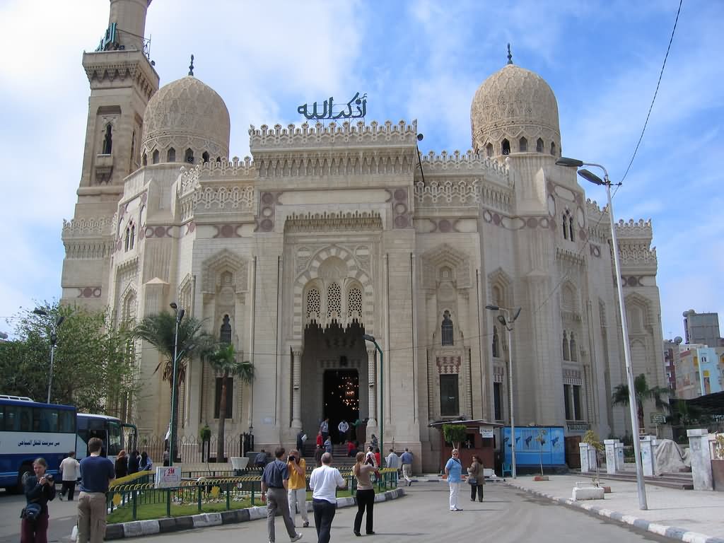 Entrance Of The El-Mursi Abul Abbas Mosque