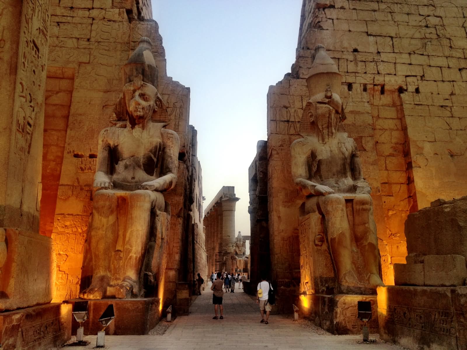 Entrance Of The Luxor Temple, Egypt
