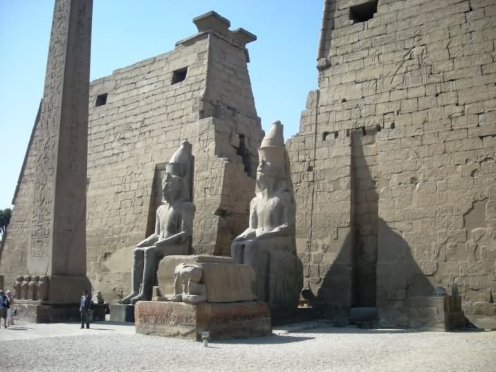 Entrance Of The Luxor Temple