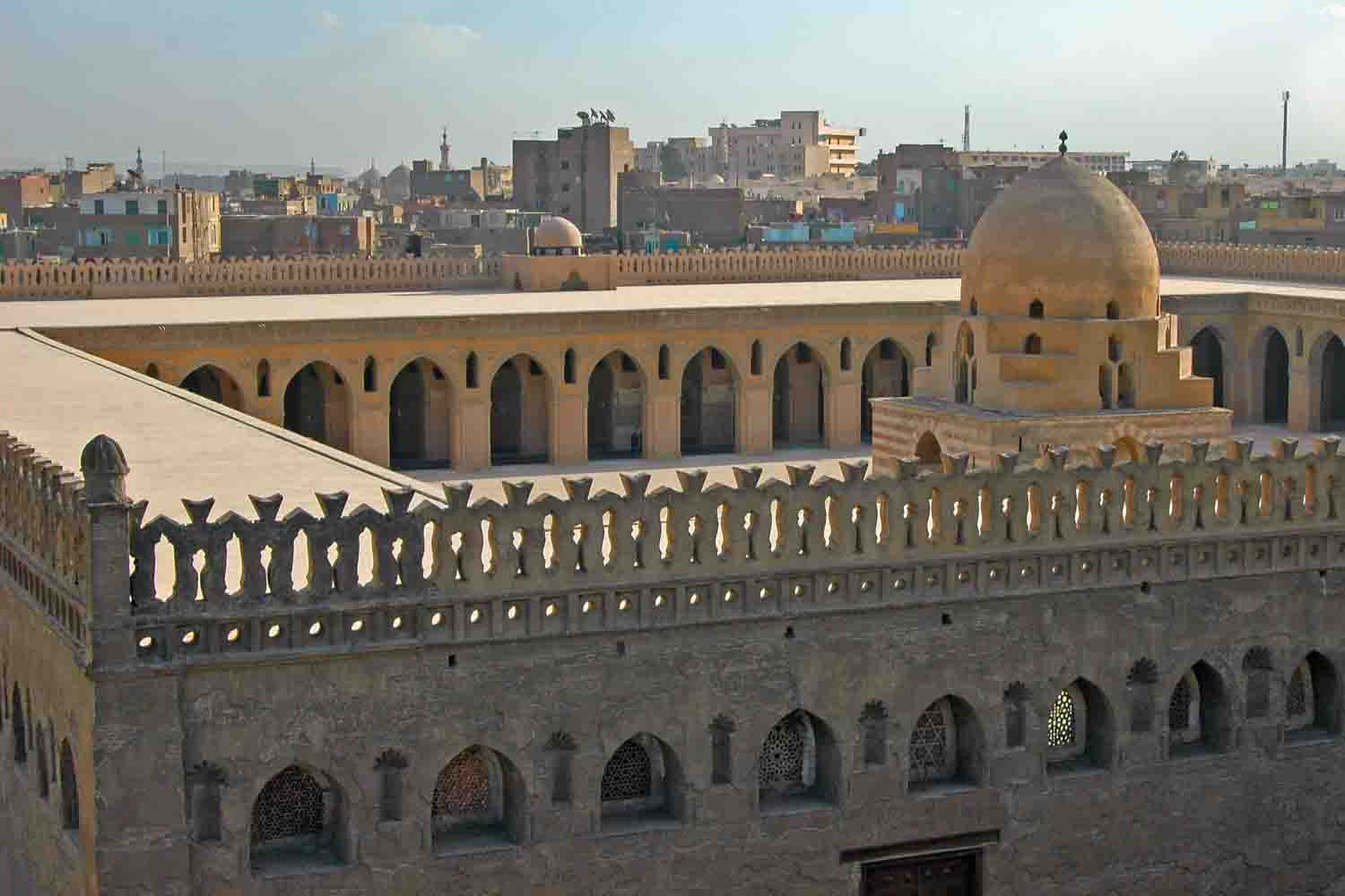 Exterior View Of The Ibn Tulun Mosque