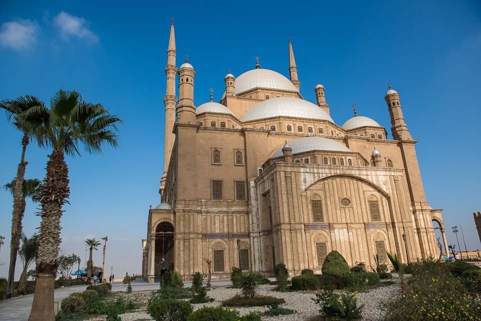 Exterior View Of The Muhammad Ali Mosque
