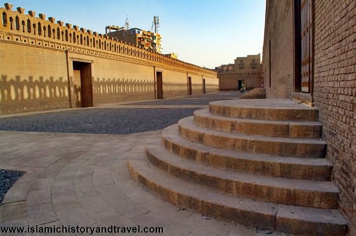 Footsteps Outside The Mosque Of Ibn Tulun