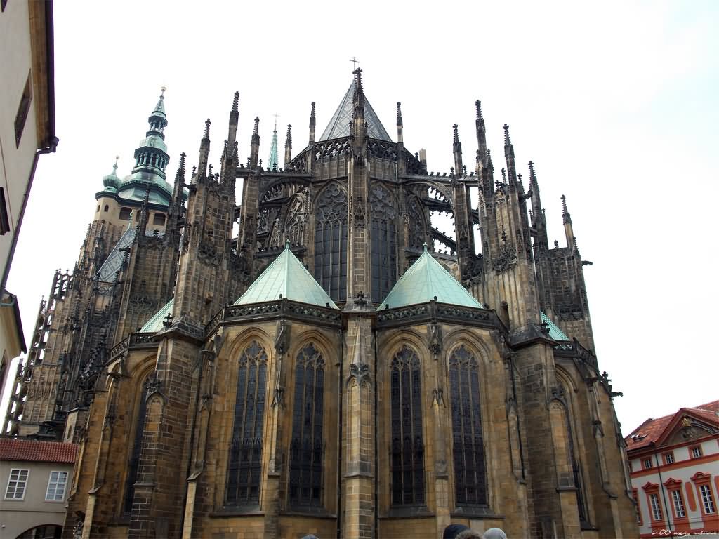Front View Of St. Vitus Cathedral