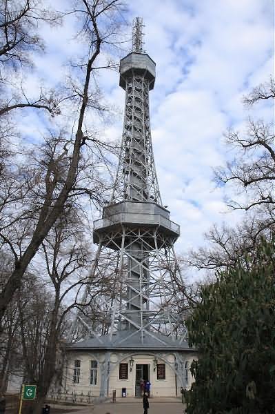 Front View Of The Petrin Tower, POrague