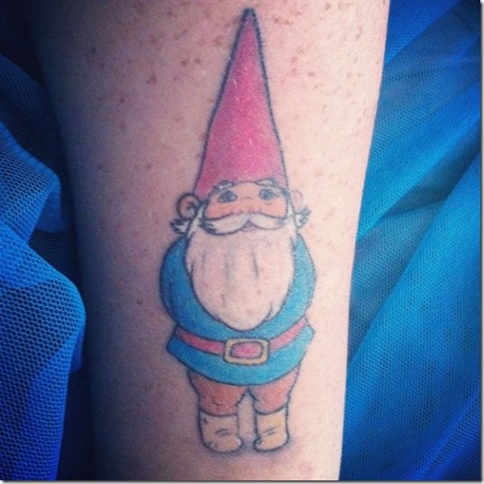 Gnome Geek Tattoo On Arm