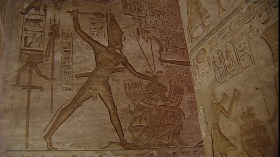 Incredible Art Work On Walls Of Abu Simbel Inside Picture