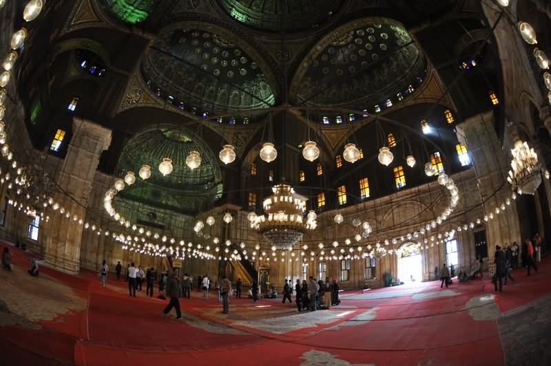 Inside Muhammad Ali Mosque, Cairo