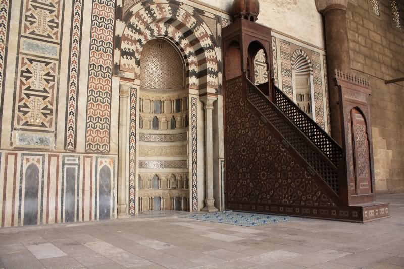 Inside The Ibn Tulun Mosque In Cairo