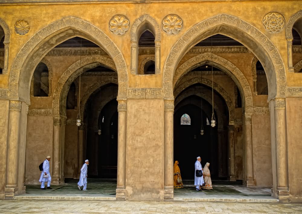 Inside The Ibn Tulun Mosque
