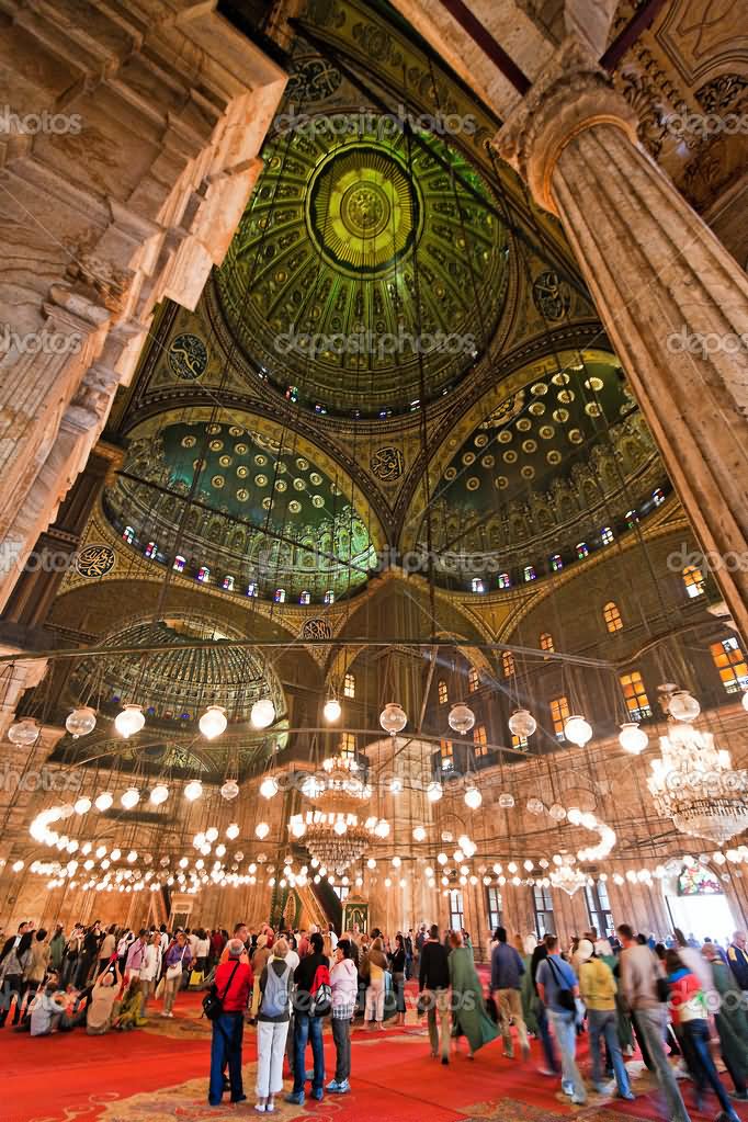 Inside The Muhammad Ali, Mosque, Egypt