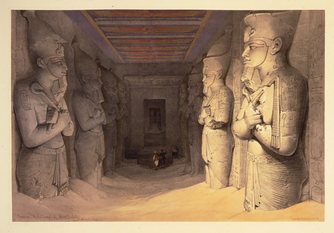 Inside The Temple Of Abu Simbel