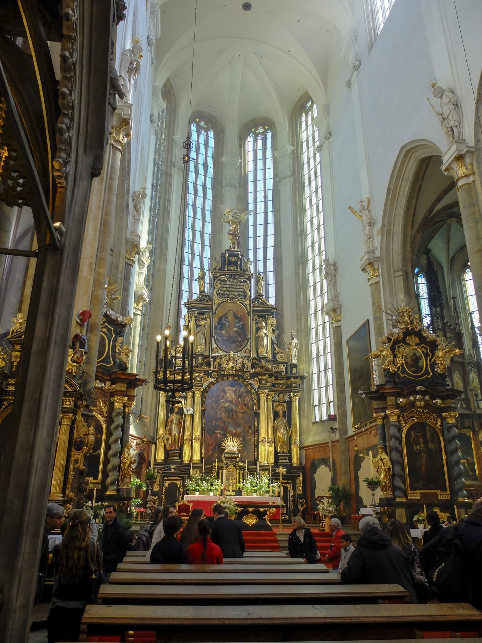 Inside View Of Church of Our Lady Before Týn, Prague