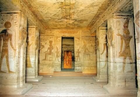Interior Of The Abu Simbel, Egypt