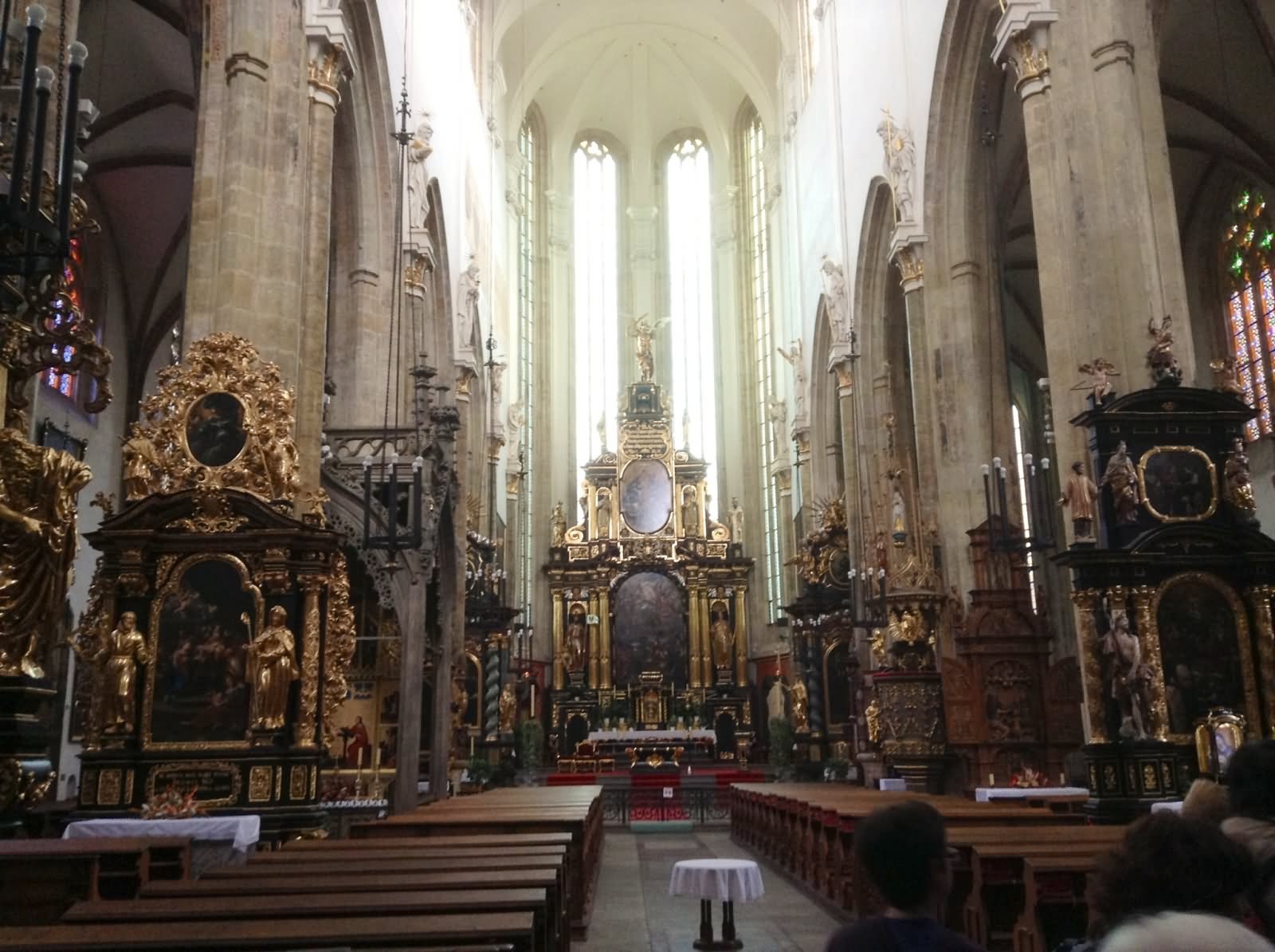 Interior Of The Gothic Church of Our Lady Before Týn