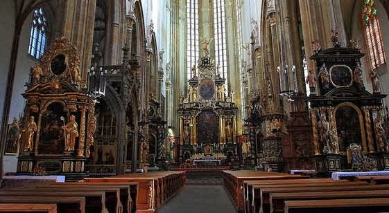 Interior View Of Church of Our Lady Before Týn, Prague