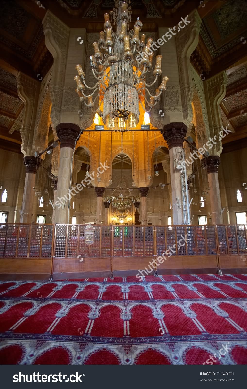 Interior View Of El-Mursi Abul Abbas Mosque